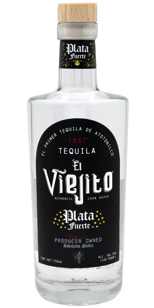 El Viejito Plata Fuerte Tequila 750ml