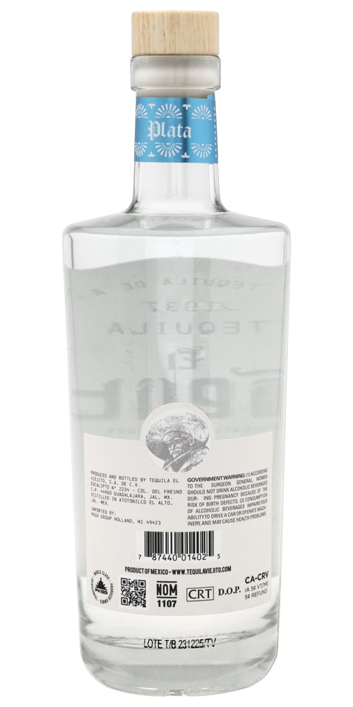 El Viejito Plata Tequila 750ml