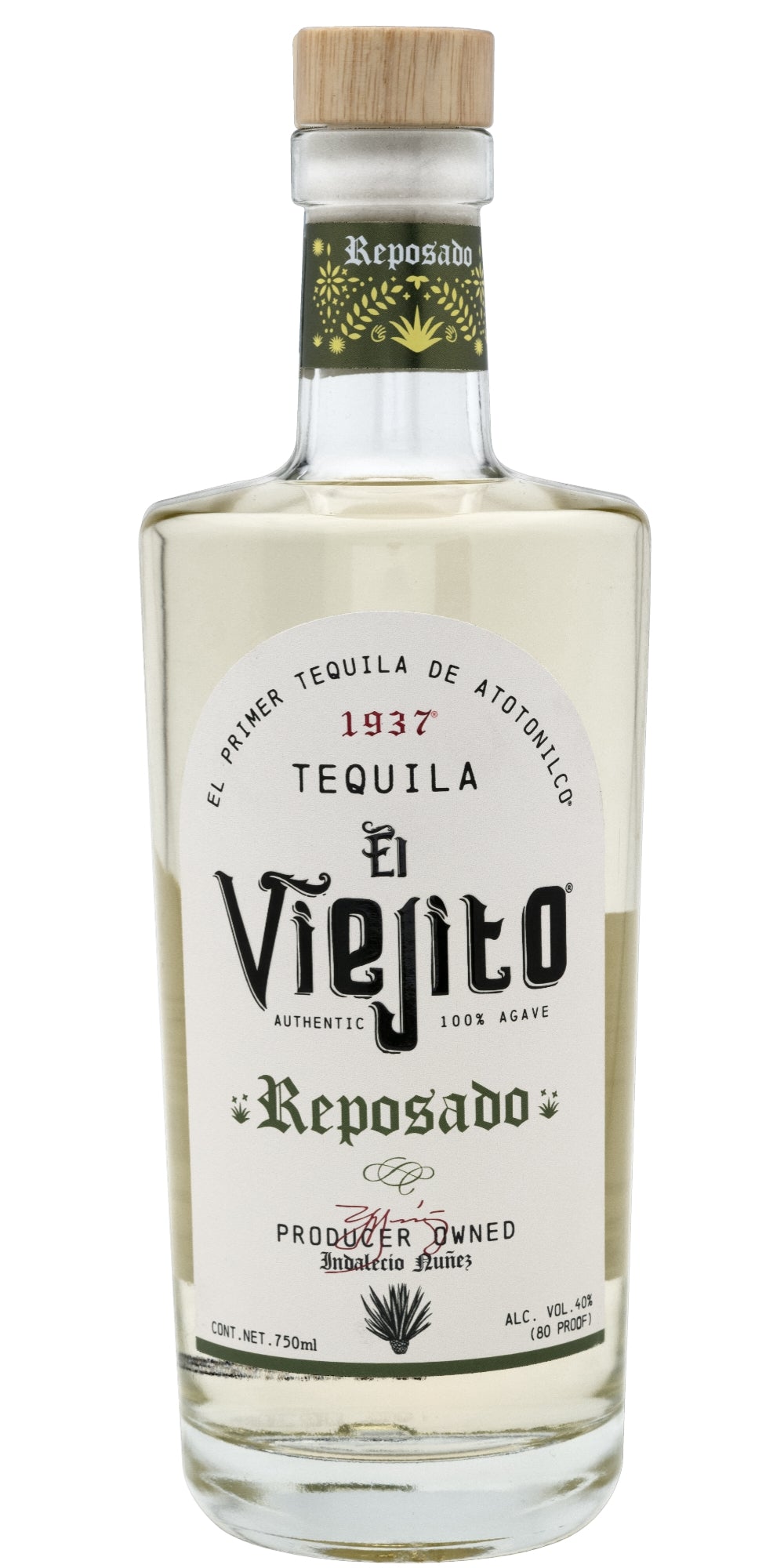El Viejito Reposado Tequila 750ml