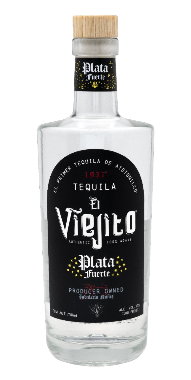 El Viejito Plata Fuerte Tequila 750ml